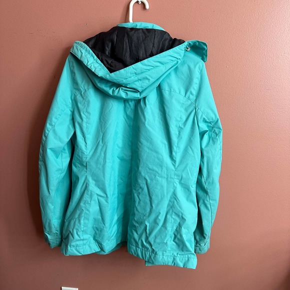 Zero xposur winter jacket ski style aqua blue size Large women’s - Picture 3 of 6